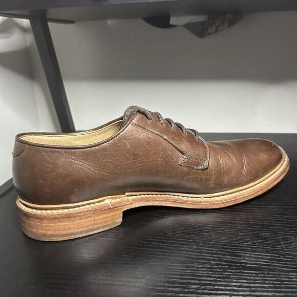 Frye Mens Size 11.5 D Brown Leather Oxford Dress Shoes - Picture 10 of 13